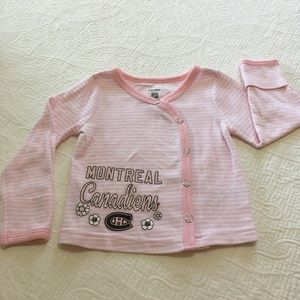 6m (4/$20) Montreal Canadiens Fanwear Top by NHL Baby